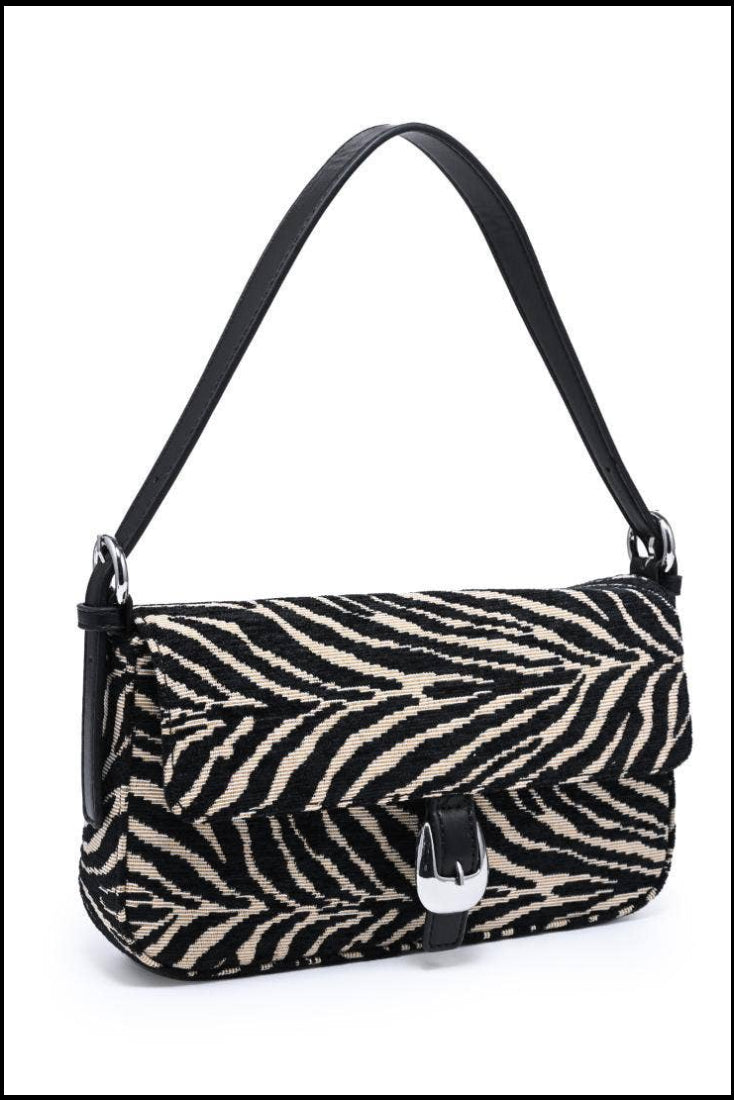 Gloria Zebra Shoulder Bag