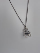 Sterling Lawn Chair Necklace