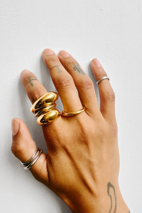 Jupiter In Scorpio Set |Gold| Ring Set