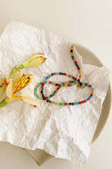 Estelle Beaded Multi Color Necklace