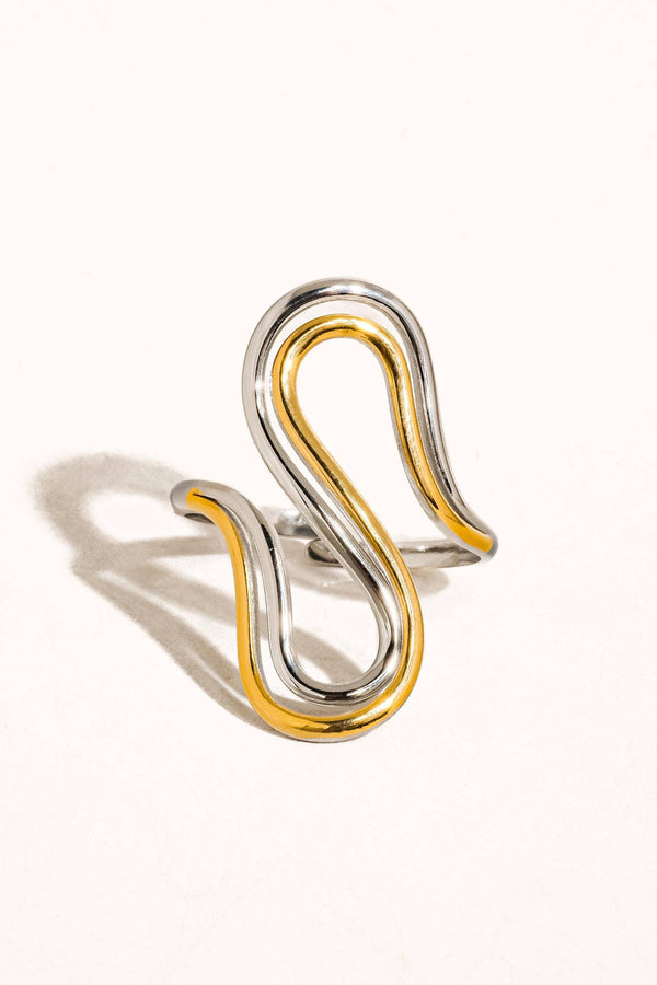 Gurvan Two Tone Ring