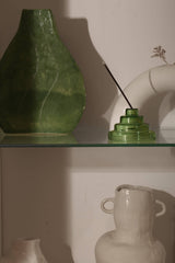 Verde Glass Meso Incense Holder