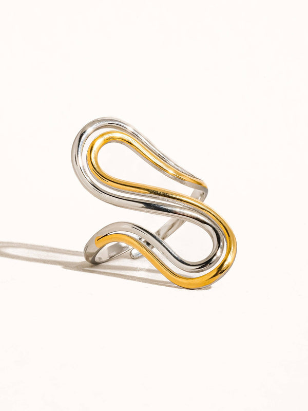 Gurvan Two Tone Ring