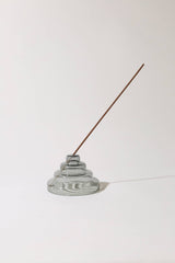 Gray Glass Meso Incense Holder