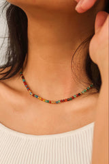 Estelle Beaded Multi Color Necklace