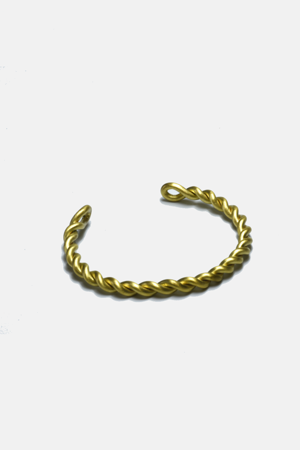 Men's Twisted Brass Cuff