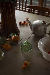 Verde Glass Meso Incense Holder