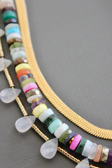 Layered Gemstone Necklace