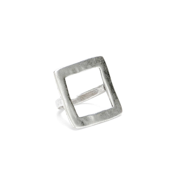 Handmade Square Brass Rings