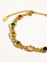 Colored Cubic Zirconia Bracelet