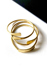 Brass Coil Bangle
