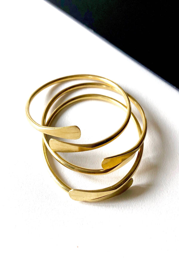 Brass Coil Bangle