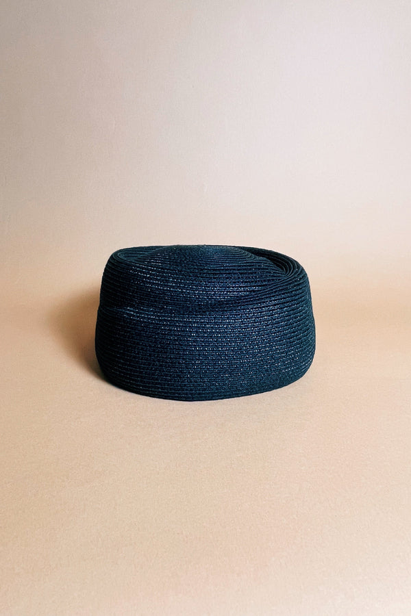 Straw Pill Box Hat
