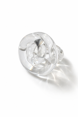 Acrylic Knot Statement Ring