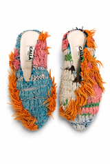 Orange Tuff Mules Size 9