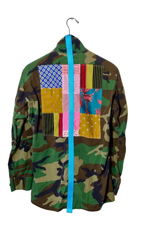 Vintage Army Long Jacket Medium 2