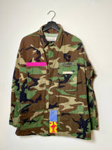 Vintage Army Long Jacket Large 2