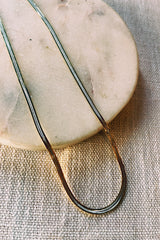 Two Tone Herringbone Chain