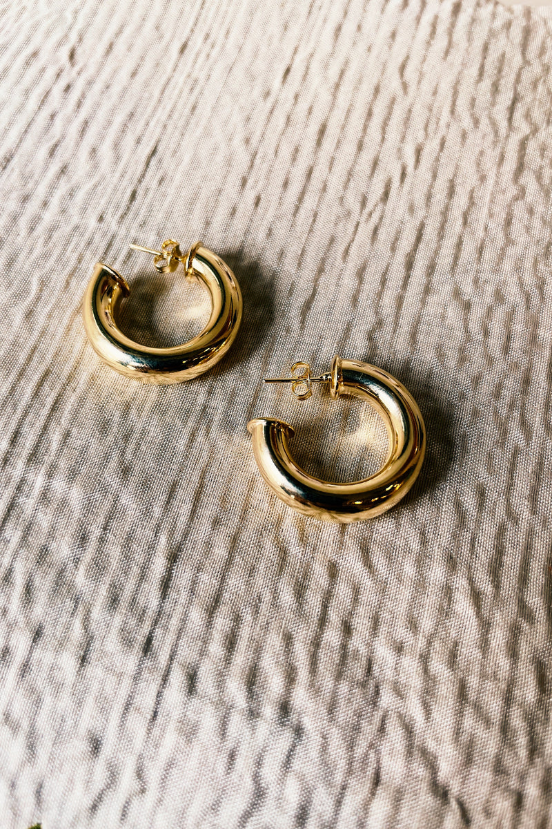Gold-Filled Open Hoops