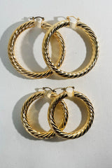 Twisted Gold Filled Hoop