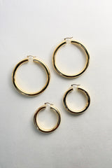 Sade 18k Gold Filled Hoops