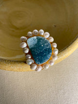 Raw Druzy Rings