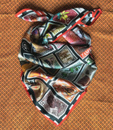 Keep Me Posted Silk Satin Scarf