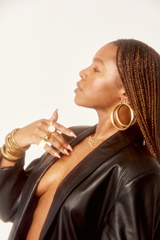 Sade 18k Gold Filled Hoops