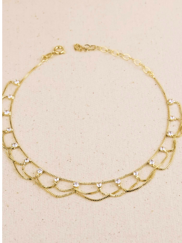 Bali 18k Gold Filled Anklet