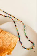 Estelle Beaded Multi Color Necklace