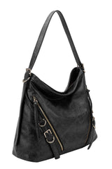 Sloane Black Recycled Vegan Shoulder Bag
