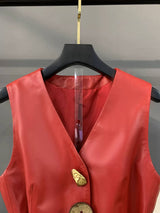 Handcrafted Lambskin Vest