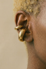 Gold Chunky Ear Cuffs