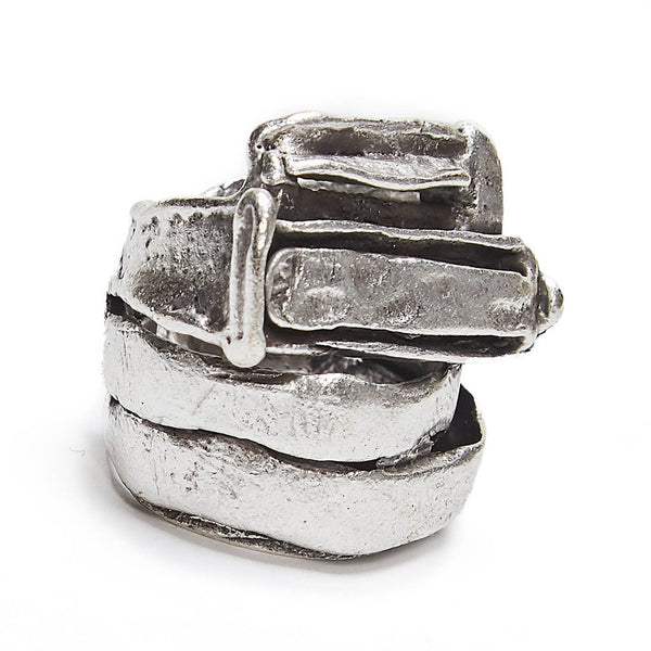 Industrial Chunk Silver Ring