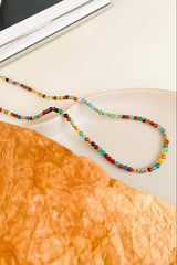 Estelle Beaded Multi Color Necklace