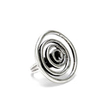 Spiral Pewter Ring