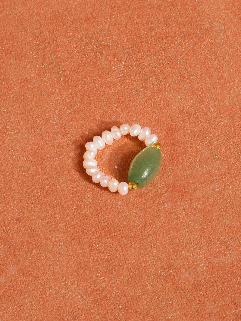 Pearl & Stone Ring
