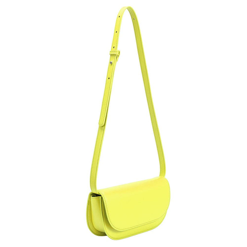 Inez Neon Yellow Recycled Vegan Crossbody Bag