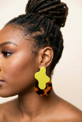 Avocado Margo Polymer Studs