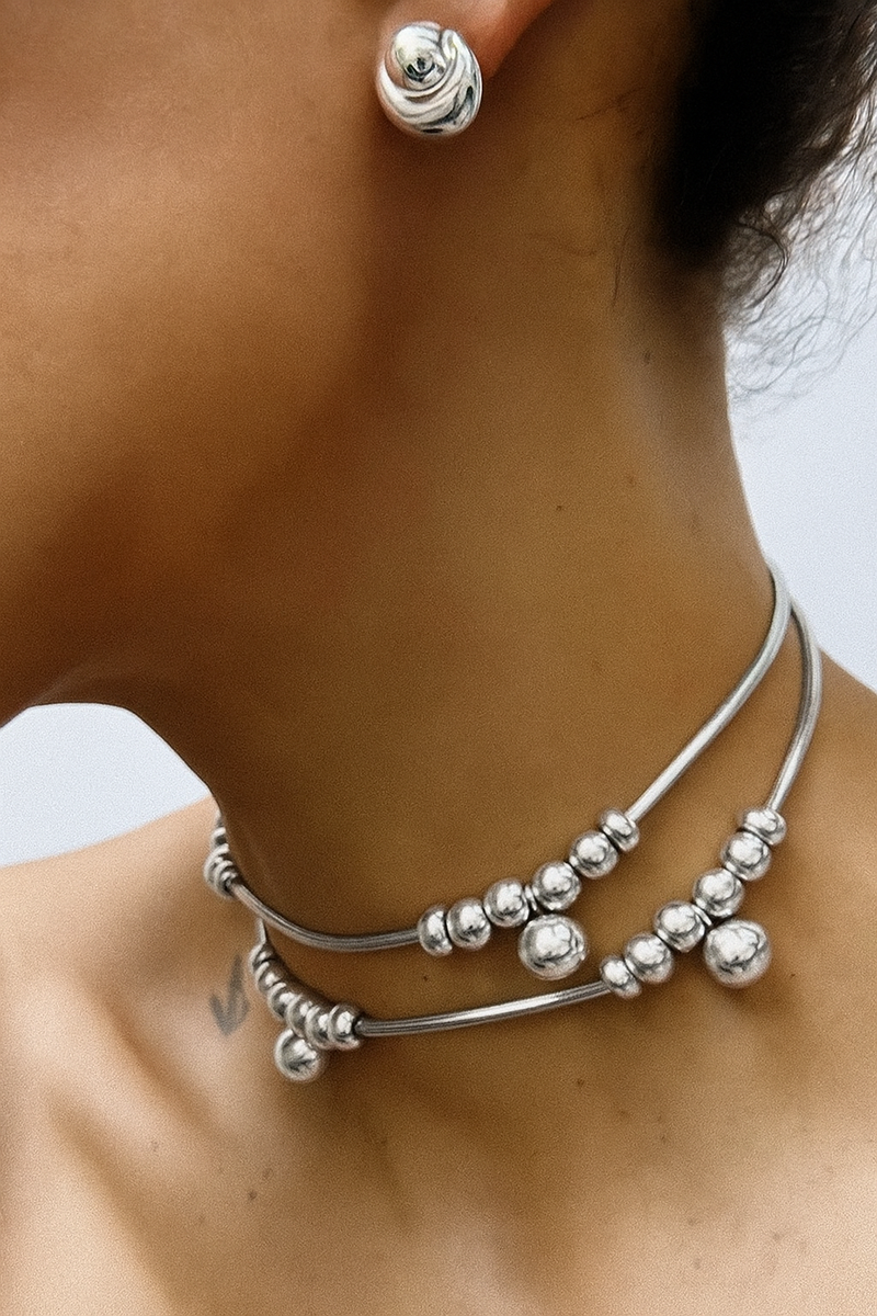 Moon Cycled Double Choker